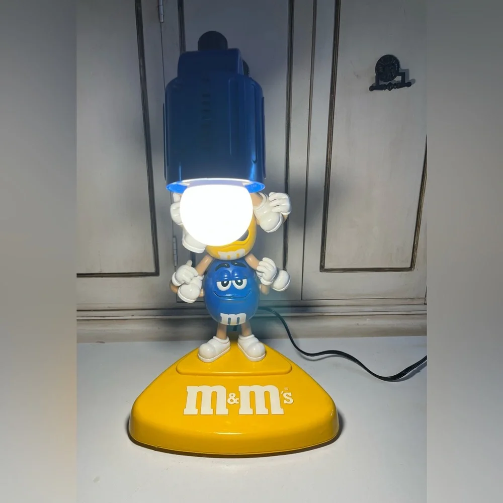 Vintage Stacking M&M’s table lamp collectible rare adjustable lamp